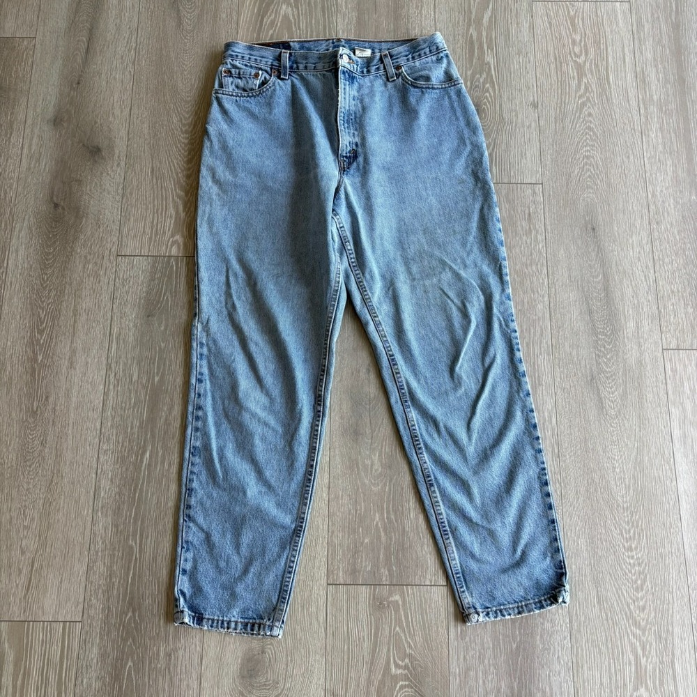 Vintage Levi's 550 Womens Blue Denim Relaxed Fit Tapered Leg‎ Jeans Size 16M